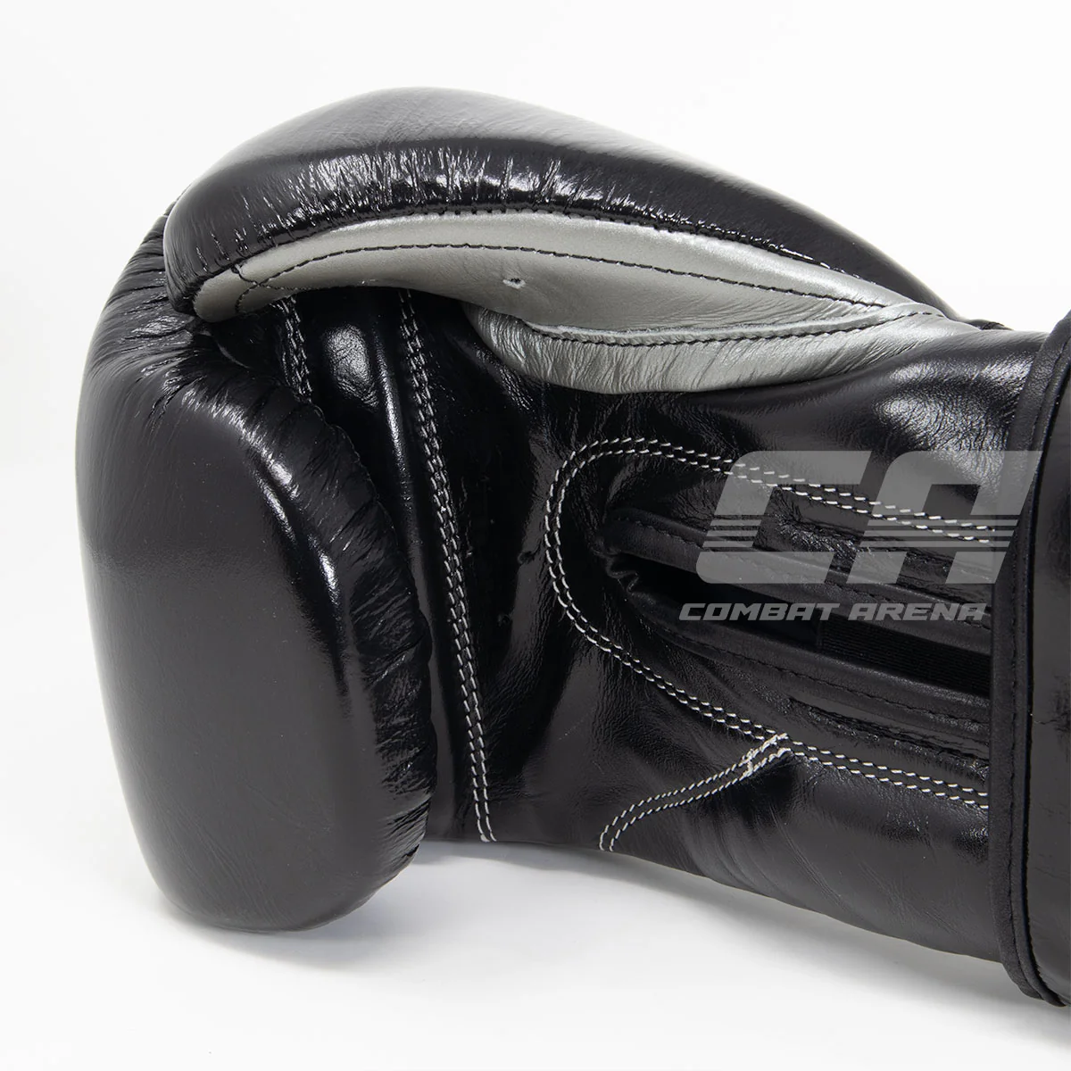 Guantes de boxeo Cleto Reyes Sparring CE6 Negro-Plata  - Image 5