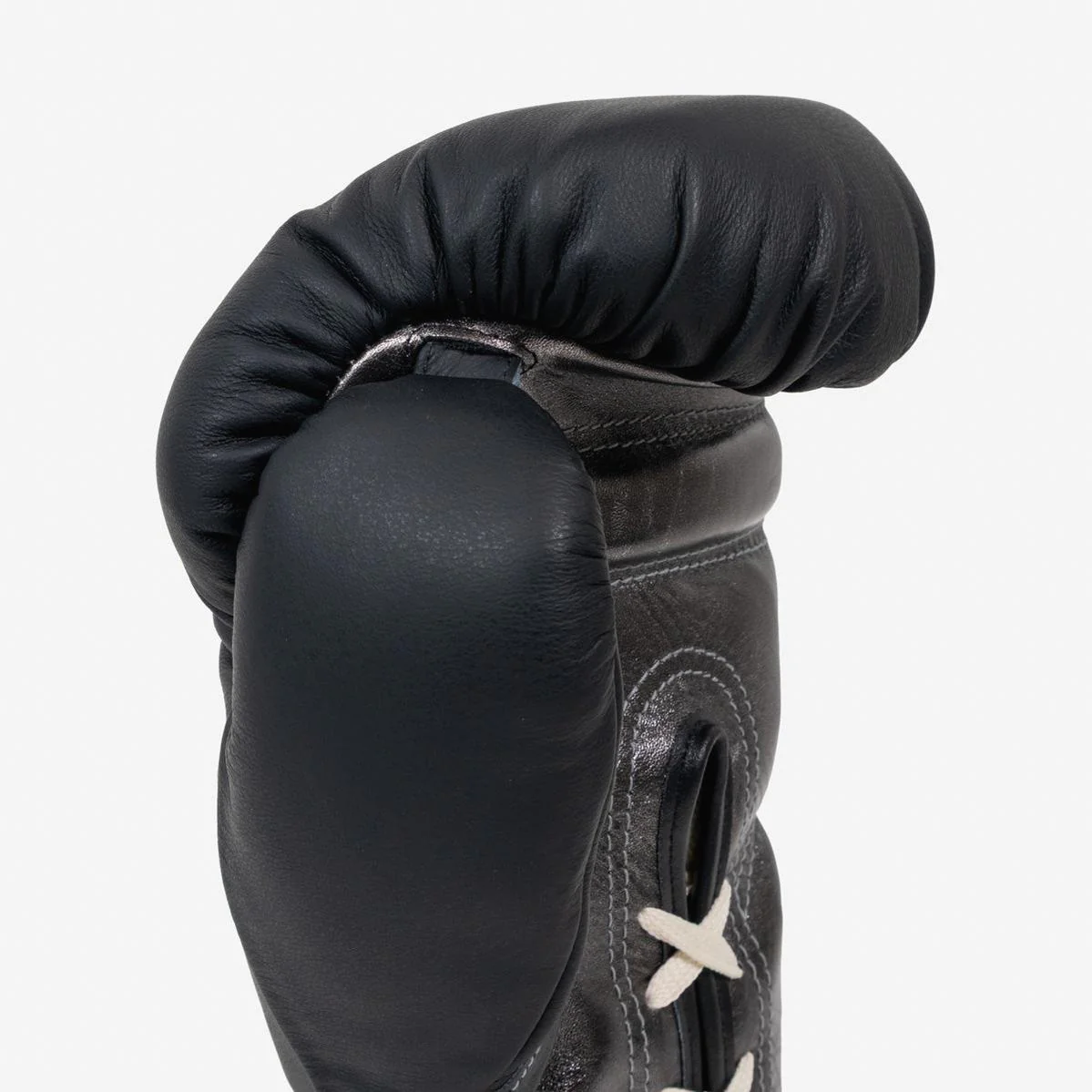 Guantes de boxeo Di Nardo con Cordones 12 Oz Negro-plateado oscuro - Image 7