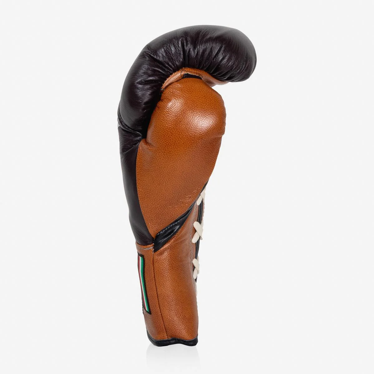 Guantes de boxeo Di Nardo con Cordones 14 Oz Borgoña-coñac - Image 3