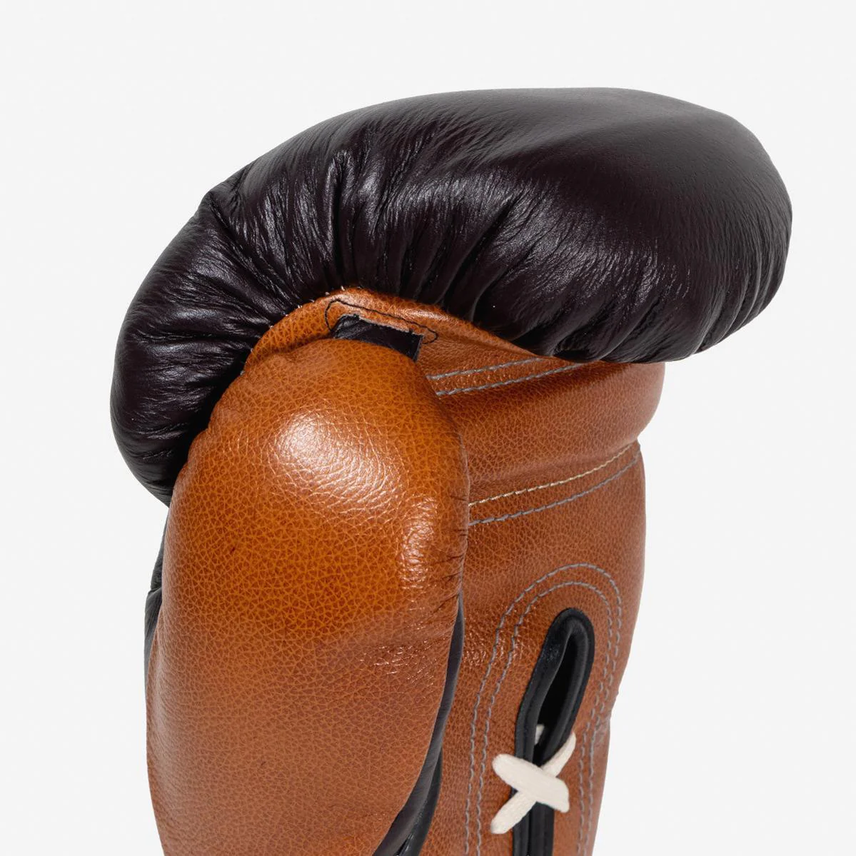 Guantes de boxeo Di Nardo con Cordones 14 Oz Borgoña-coñac - Image 7