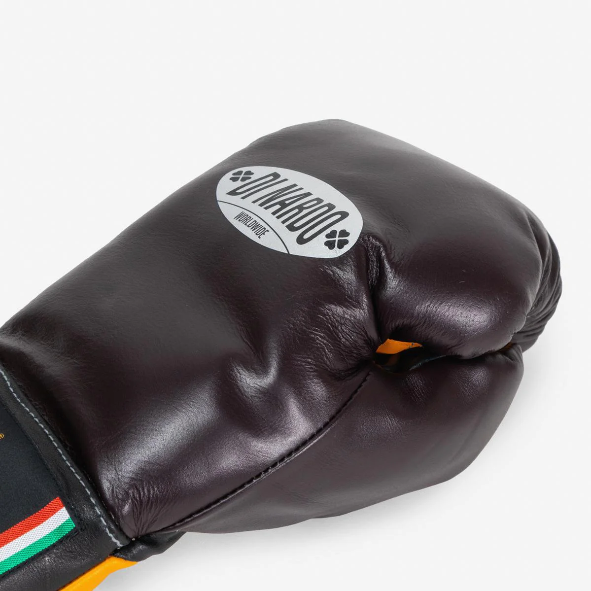 Guantes de boxeo Di Nardo con Cordones 16 Oz Borgoña-amarillo - Image 11