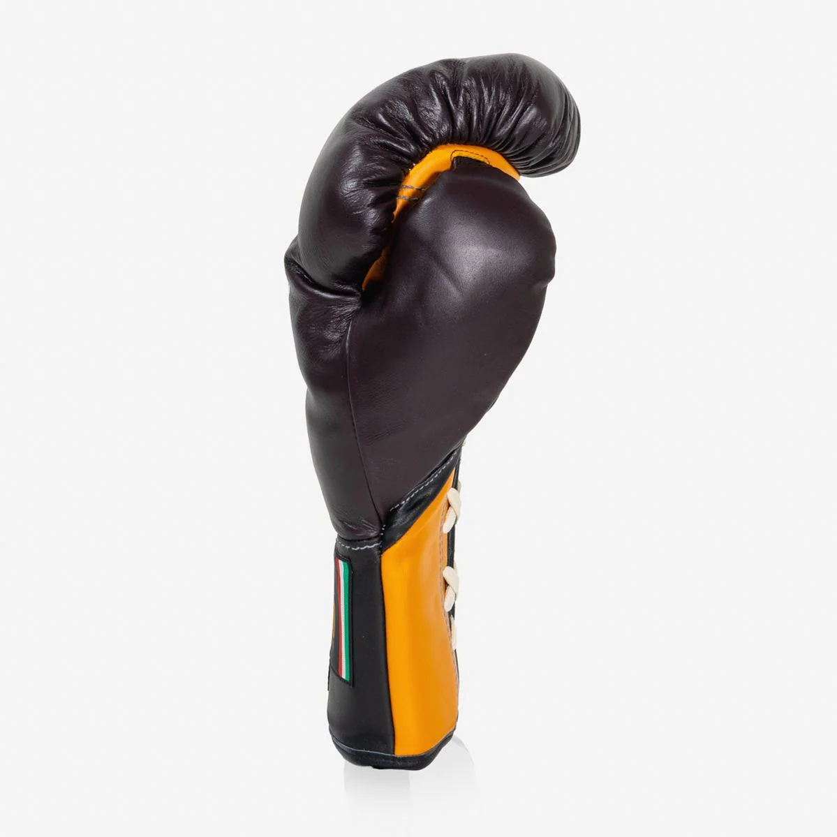 Guantes de boxeo Di Nardo con Cordones 16 Oz Borgoña-amarillo - Image 3