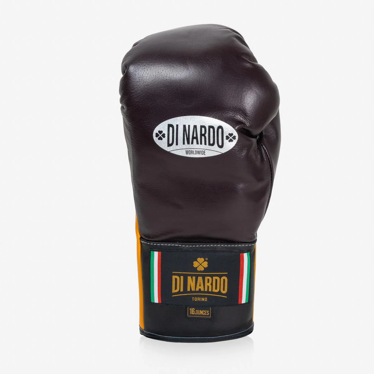 Guantes de boxeo Di Nardo con Cordones 16 Oz Borgoña-amarillo - Image 4