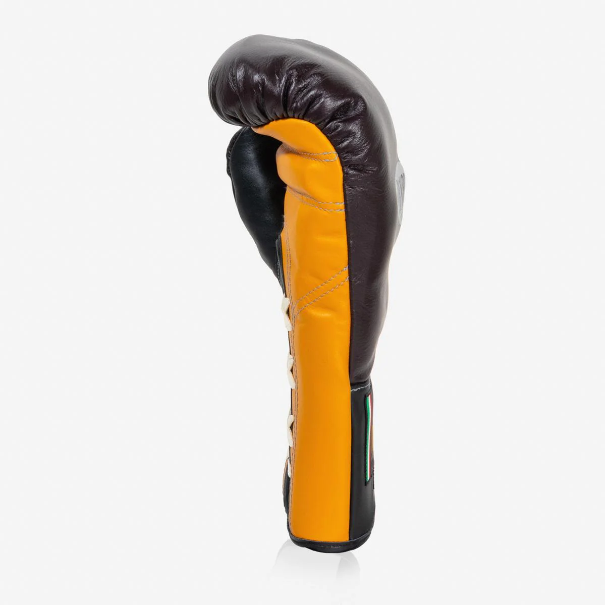 Guantes de boxeo Di Nardo con Cordones 16 Oz Borgoña-amarillo - Image 6