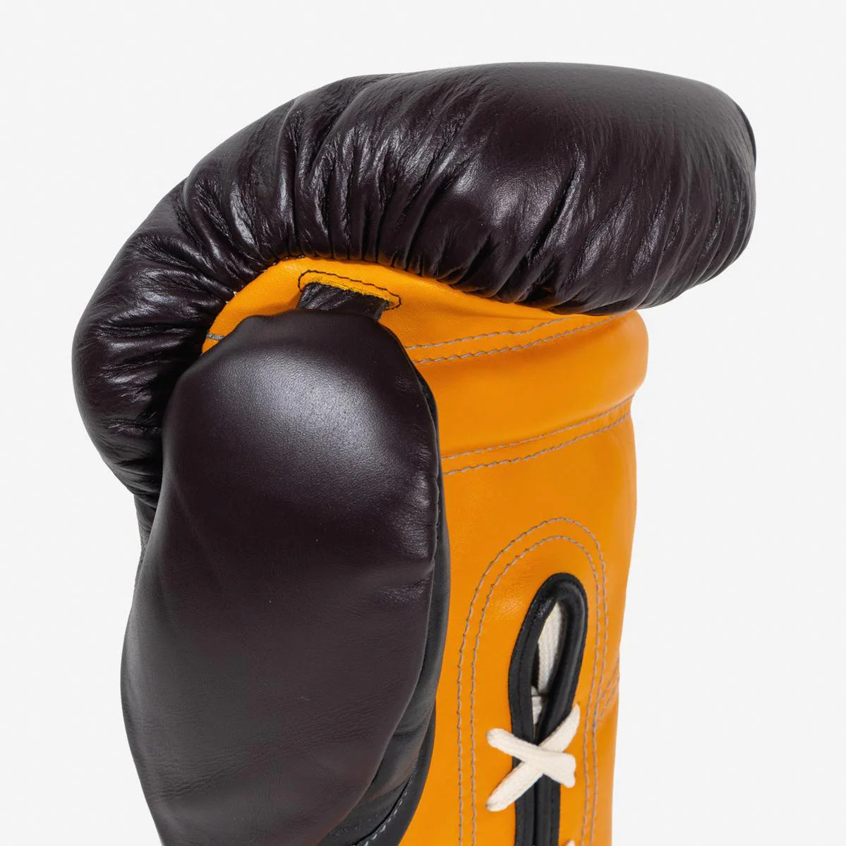 Guantes de boxeo Di Nardo con Cordones 16 Oz Borgoña-amarillo - Image 7