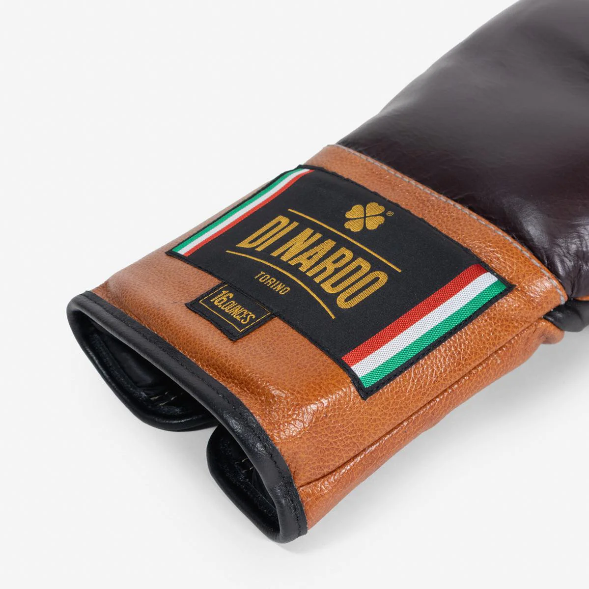 Guantes de boxeo Di Nardo con Cordones 16 Oz Borgoña-coñac - Image 11