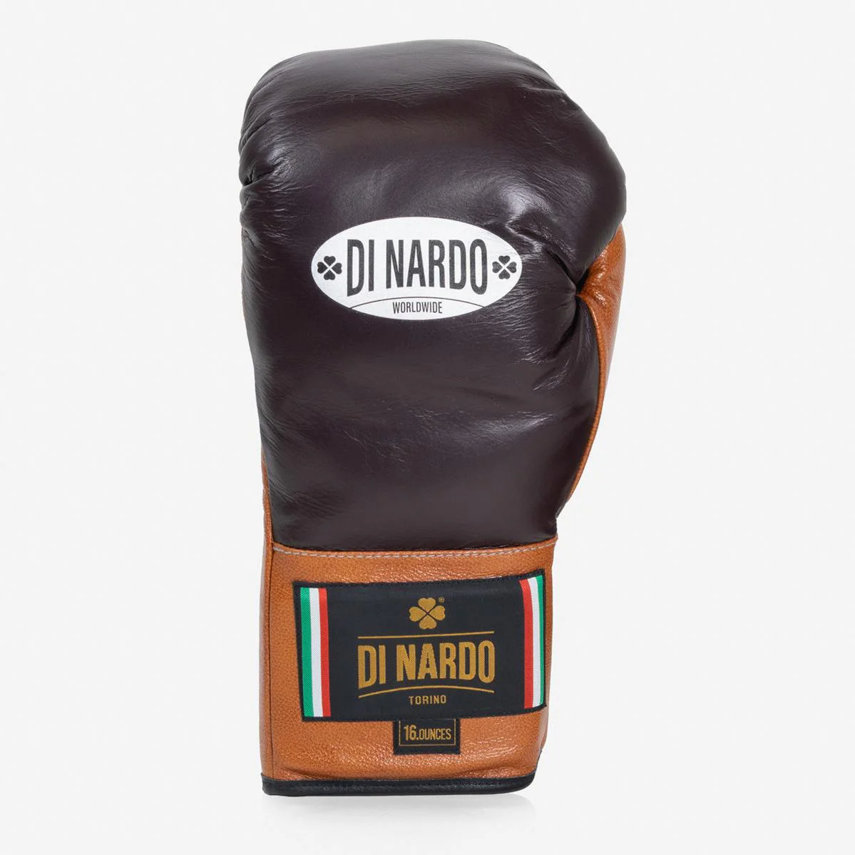 Guantes de boxeo Di Nardo con Cordones 16 Oz Borgoña-coñac - Image 4