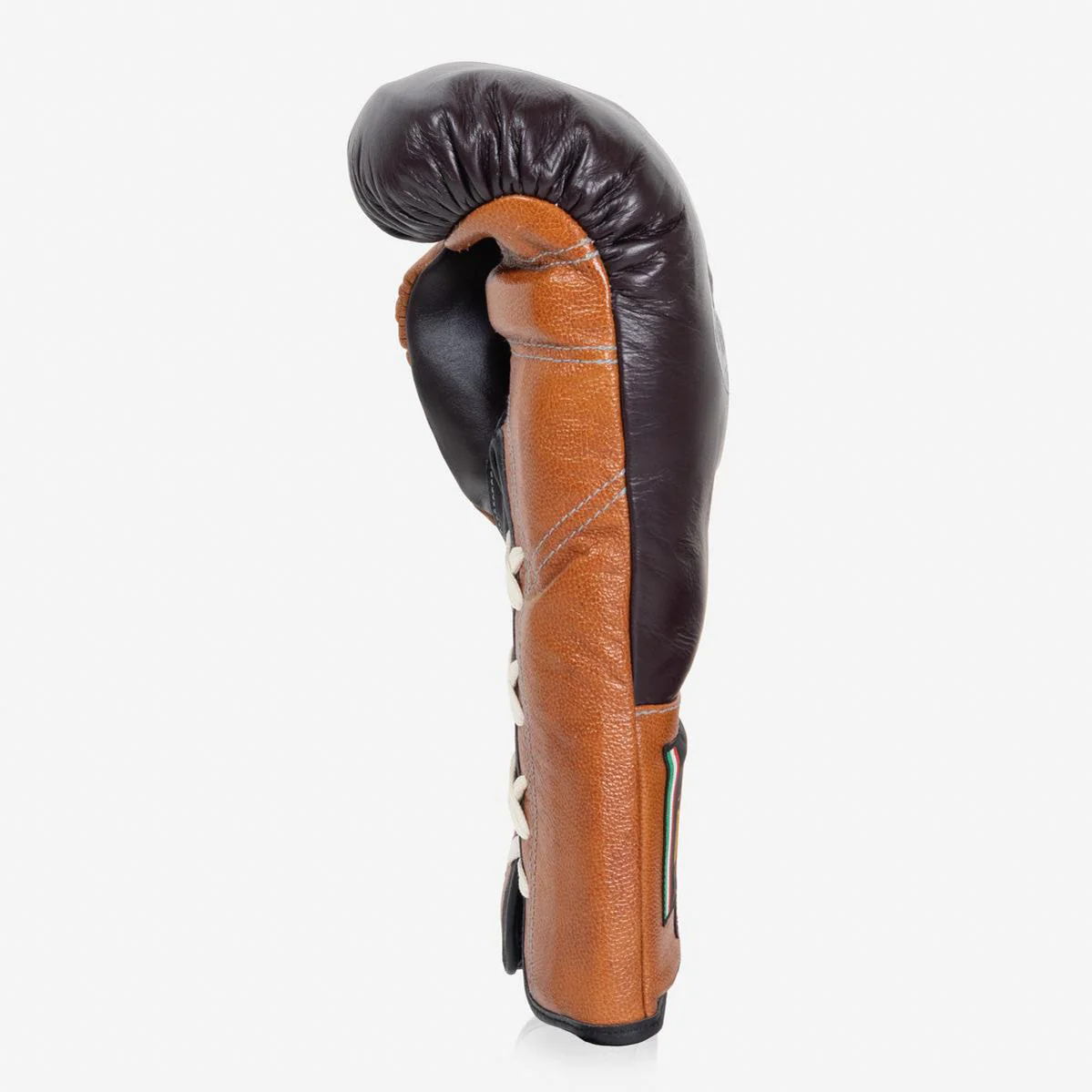 Guantes de boxeo Di Nardo con Cordones 16 Oz Borgoña-coñac - Image 5