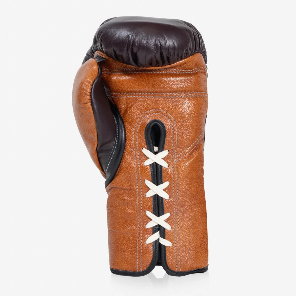 Guantes de boxeo Di Nardo con Cordones 16 Oz Borgoña-coñac - Image 6