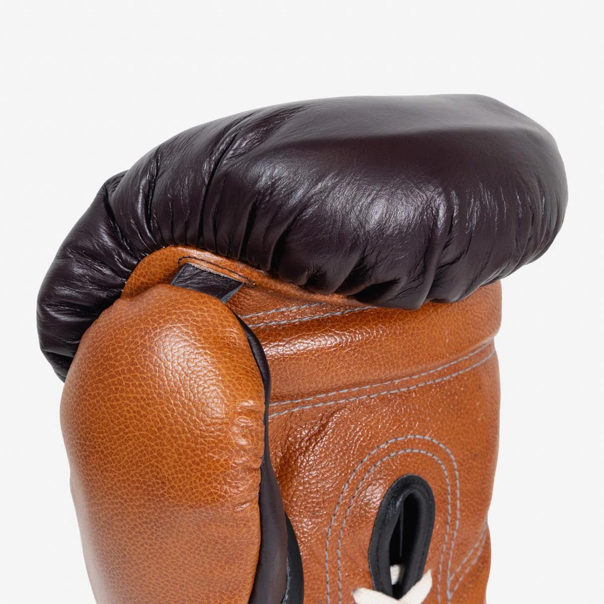 Guantes de boxeo Di Nardo con Cordones 16 Oz Borgoña-coñac - Image 7