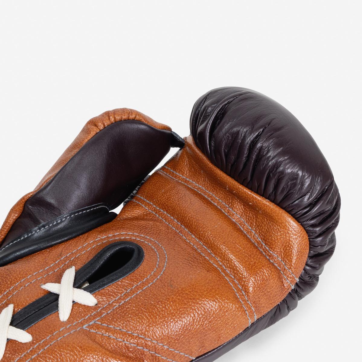Guantes de boxeo Di Nardo con Cordones 16 Oz Borgoña-coñac - Image 9