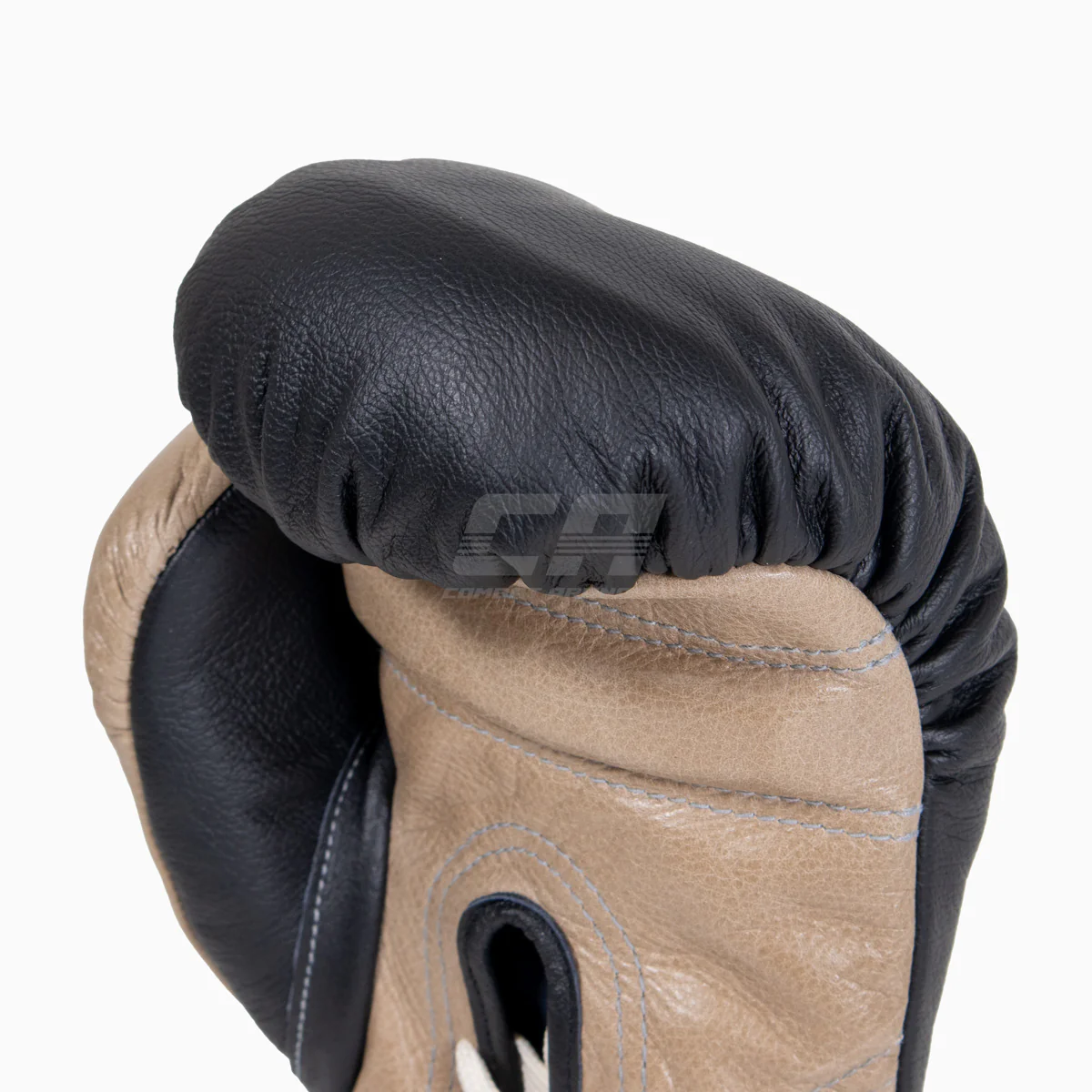 Guantes de boxeo Di Nardo con cordones Negro-Beige 12 oz  - Image 6