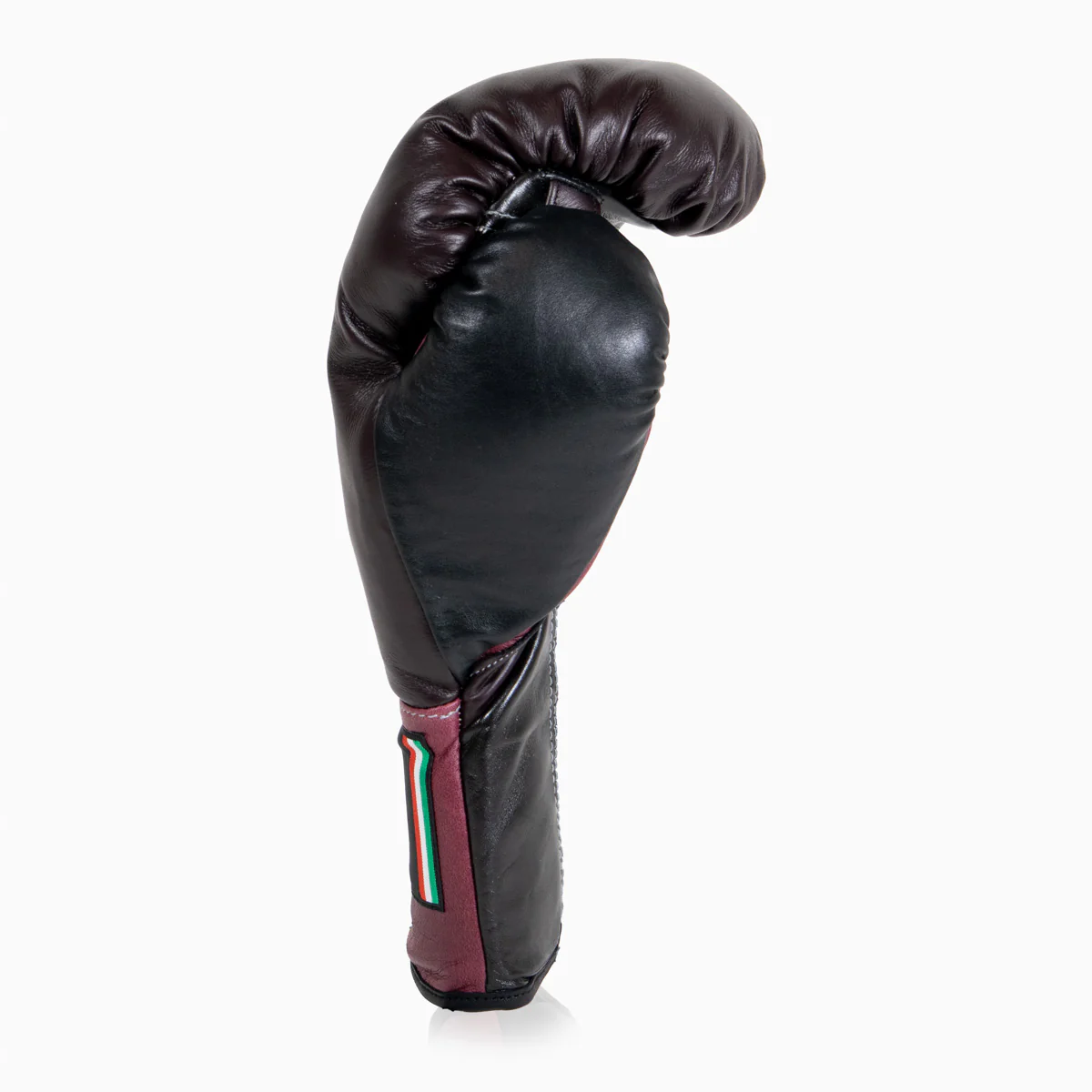 Guantes de boxeo Di Nardo con cordones Borgoña Negro  - Image 3