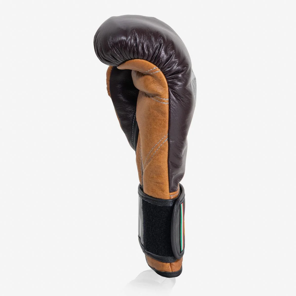 Guantes de boxeo Di Nardo con Velcro 12 Oz Borgoña-coñac-vintage  - Image 6