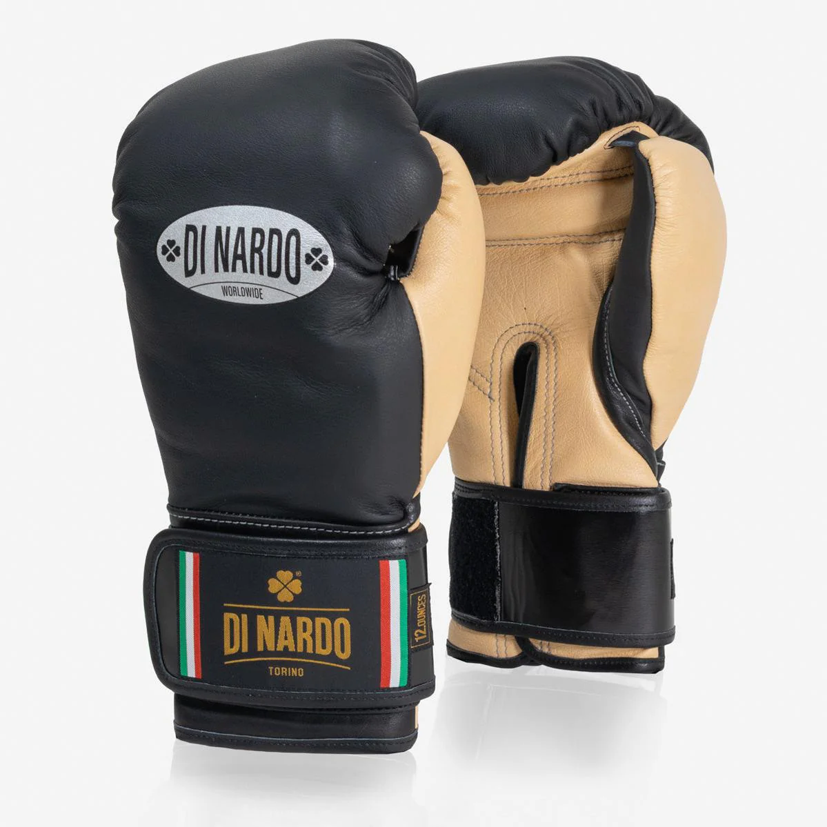 Guantes de boxeo Di Nardo con Velcro 12 Oz Negro-arena  - Image 2