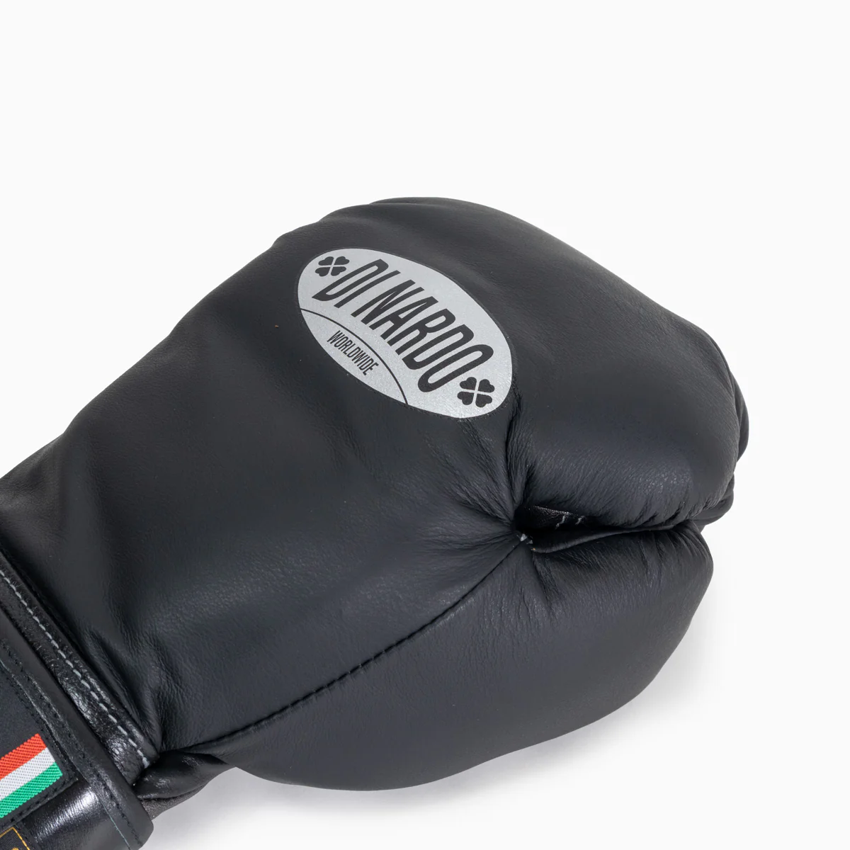 Guantes de boxeo Di Nardo con Velcro 12 Oz Negro-plata oscura - Image 10