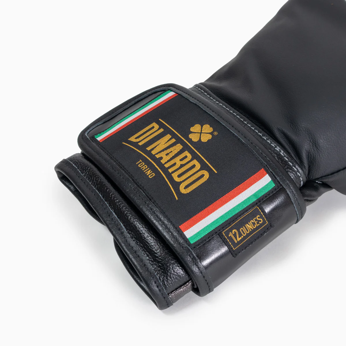 Guantes de boxeo Di Nardo con Velcro 12 Oz Negro-plata oscura - Image 11
