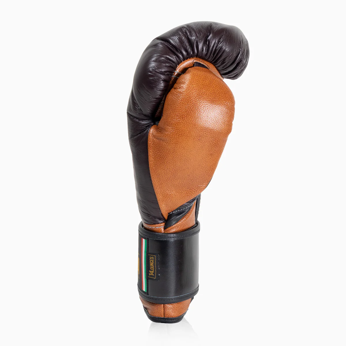 Guantes de boxeo Di Nardo con Velcro 14 Oz Borgoña-coñac  - Image 3