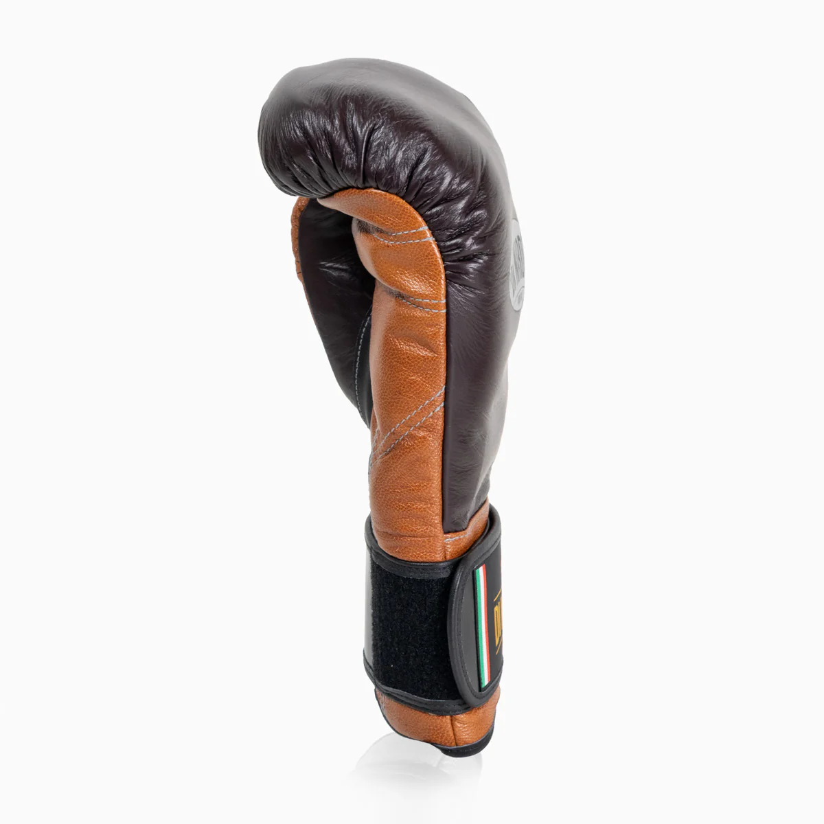 Guantes de boxeo Di Nardo con Velcro 14 Oz Borgoña-coñac  - Image 5