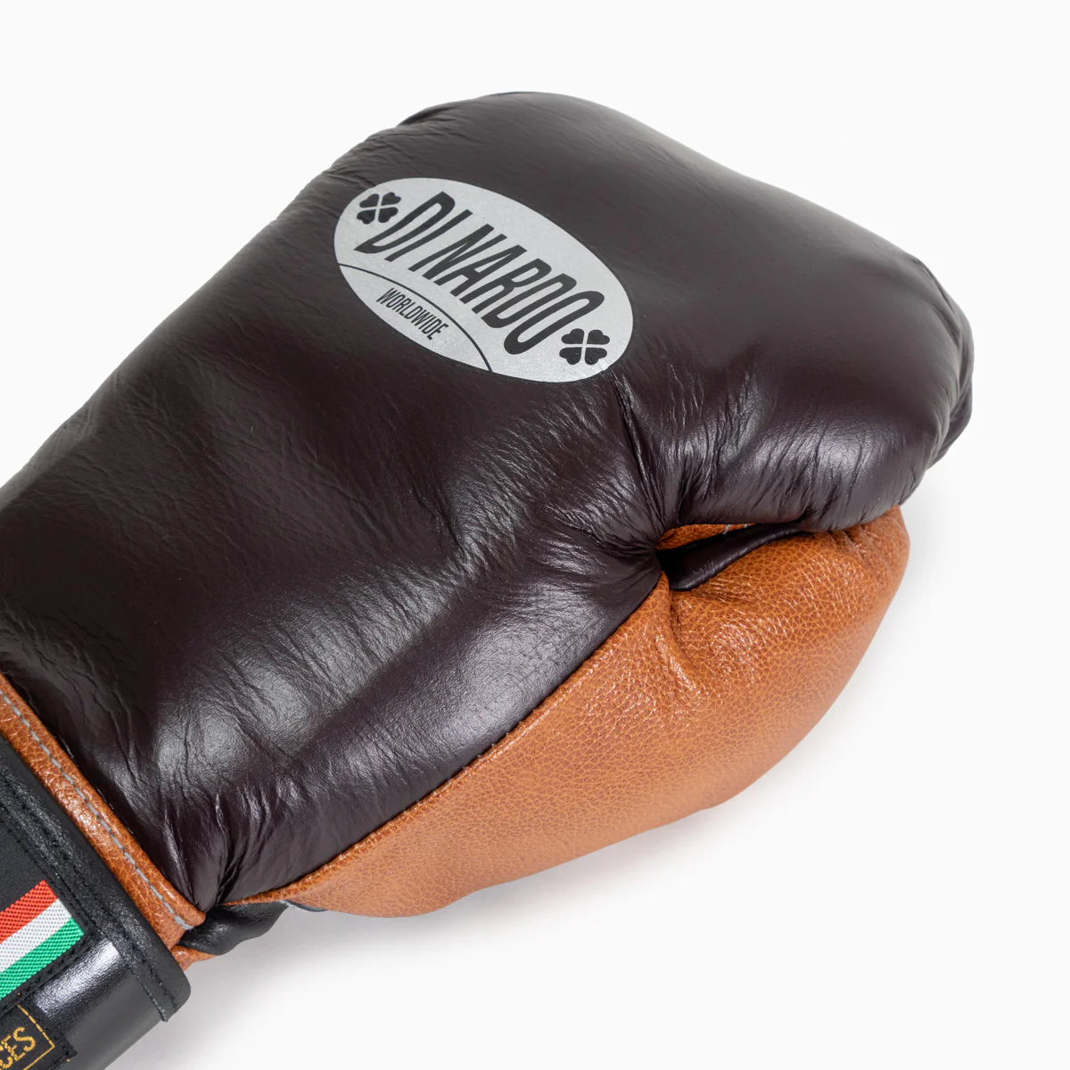 Guantes de boxeo Di Nardo con Velcro 14 Oz Borgoña-coñac  - Image 9