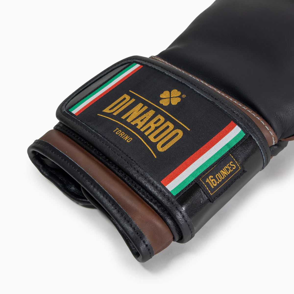 Guantes de boxeo Di Nardo con Velcro 16 Oz Negro-cacao  - Image 11