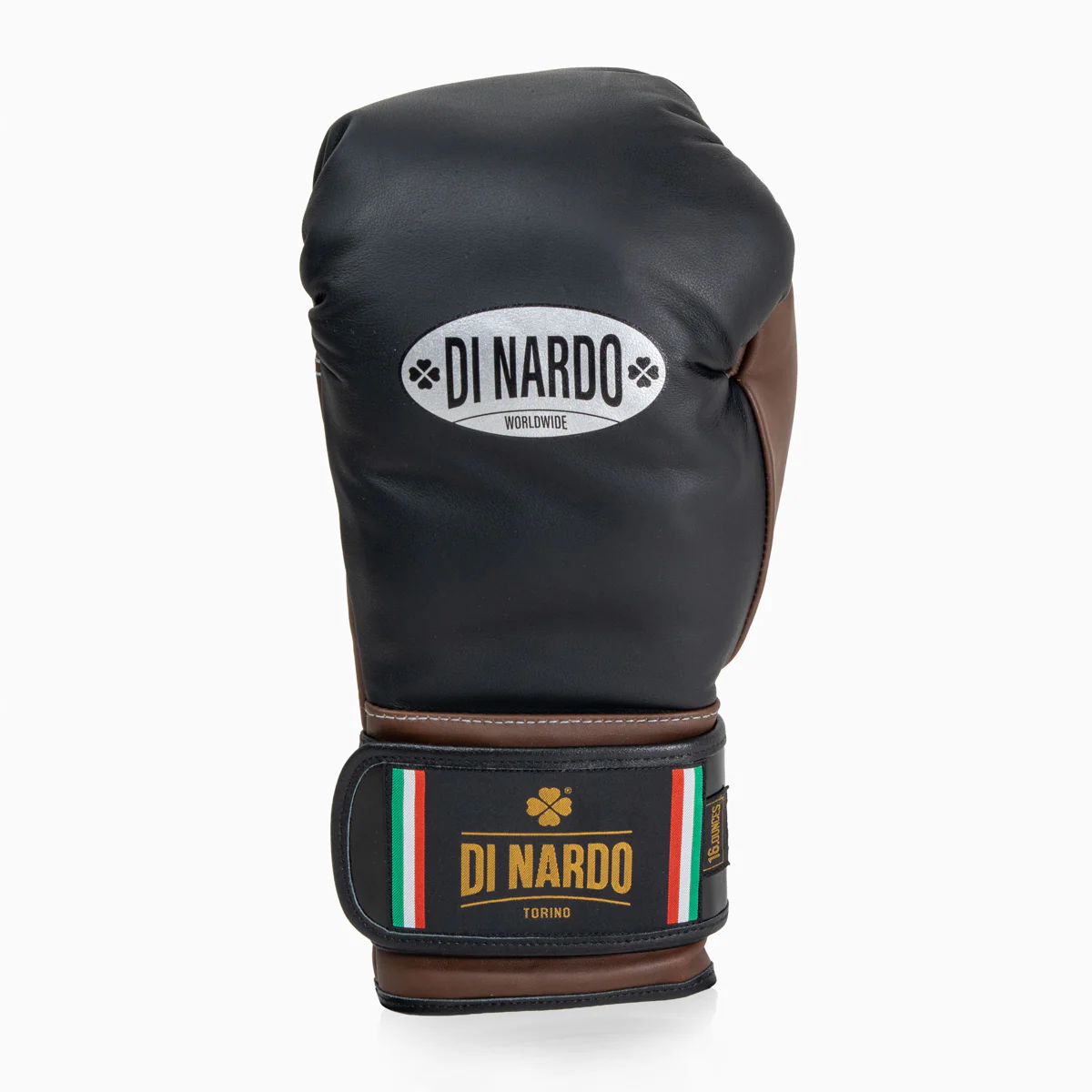 Guantes de boxeo Di Nardo con Velcro 16 Oz Negro-cacao  - Image 5