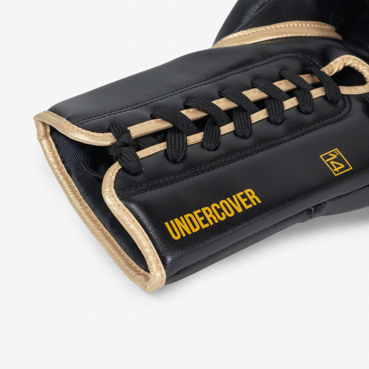 Guantes de boxeo Di Nardo Encubierto con Cordones Negro-oro - Image 12