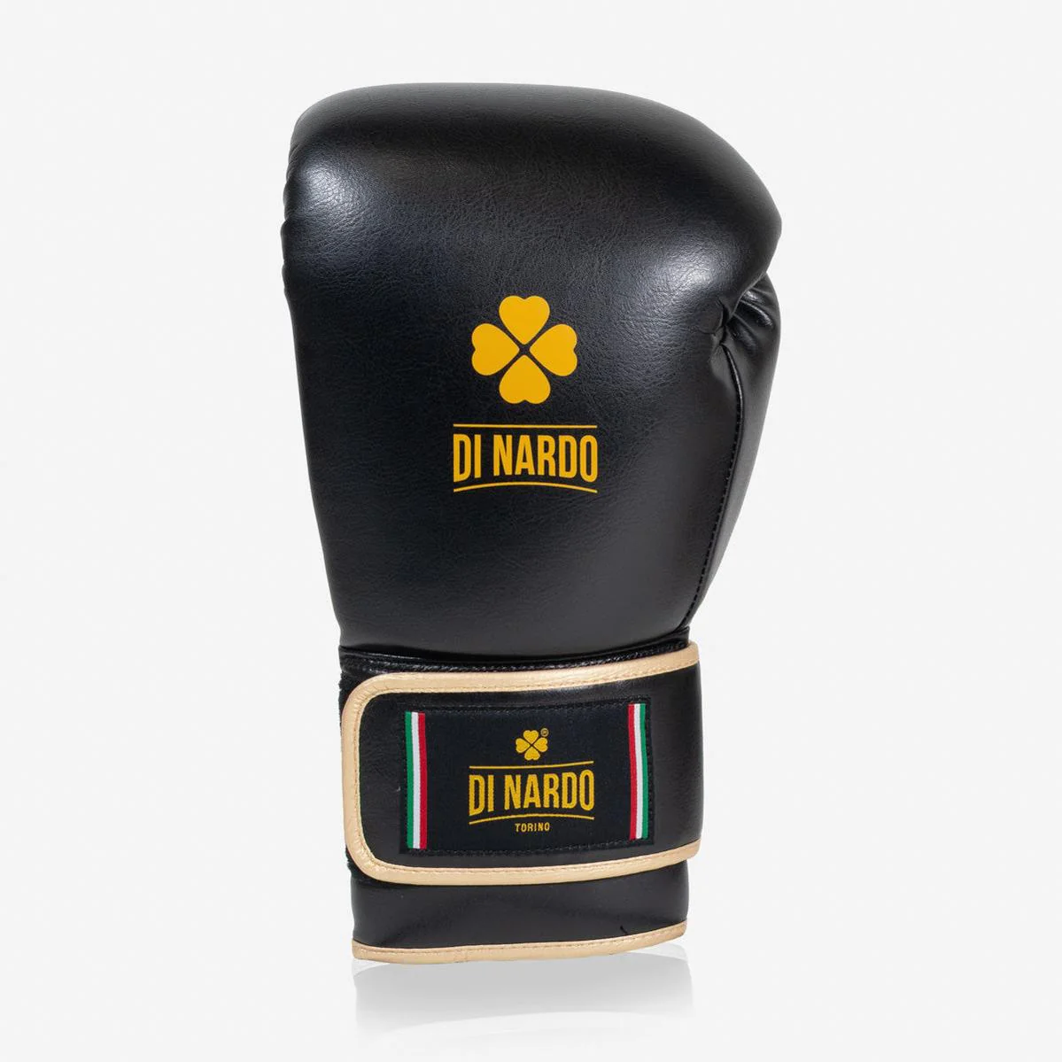 Guantes de boxeo Di Nardo Encubierto con Velcro Negro-oro - Image 4
