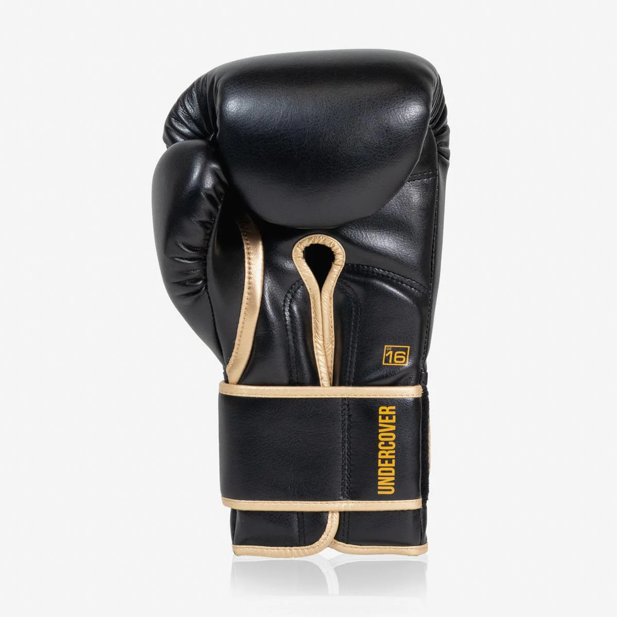 Guantes de boxeo Di Nardo Encubierto con Velcro Negro-oro - Image 6