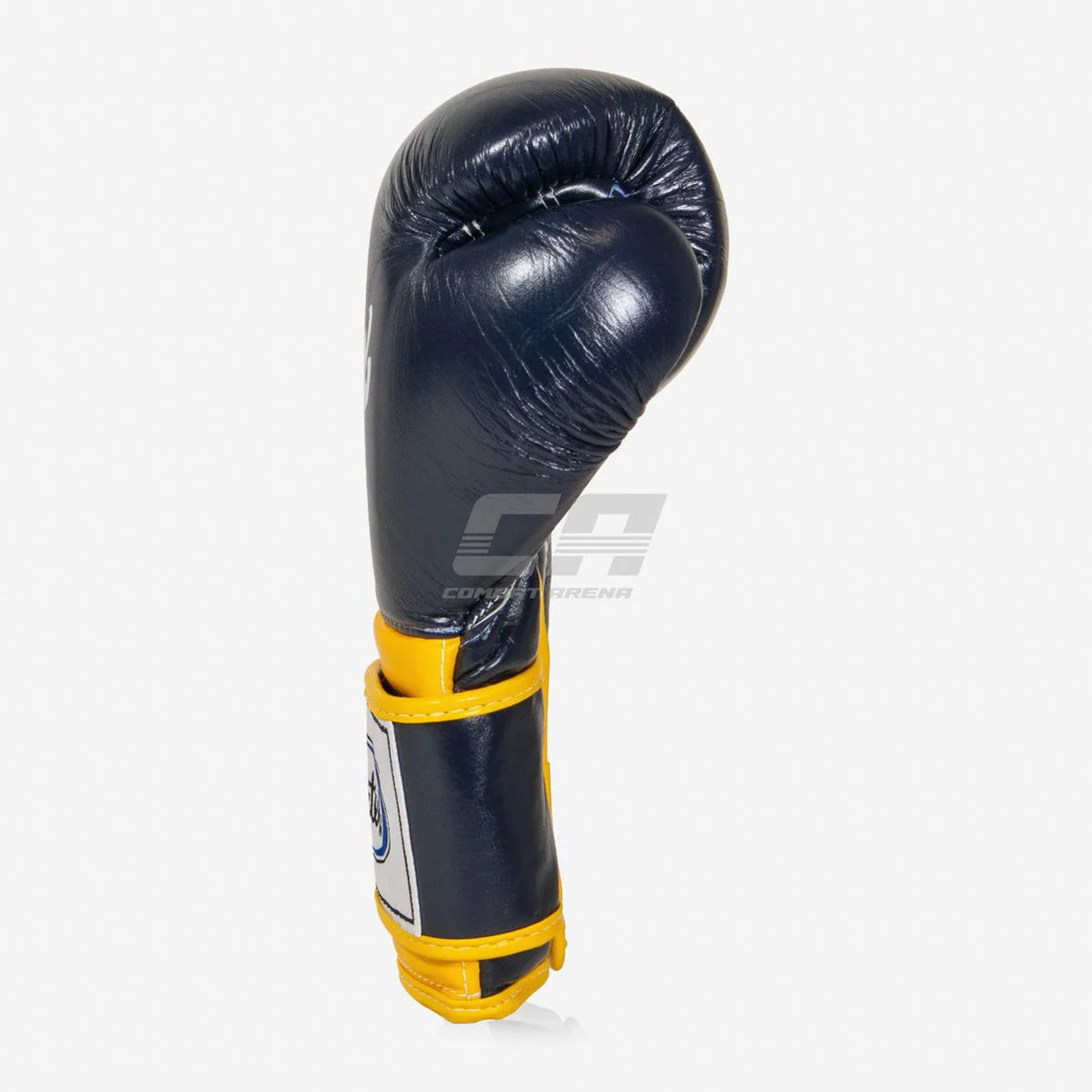 Guantes de boxeo Fairtex Mexican Estilo BGV9 Azul-azul-amarillo  - Image 3