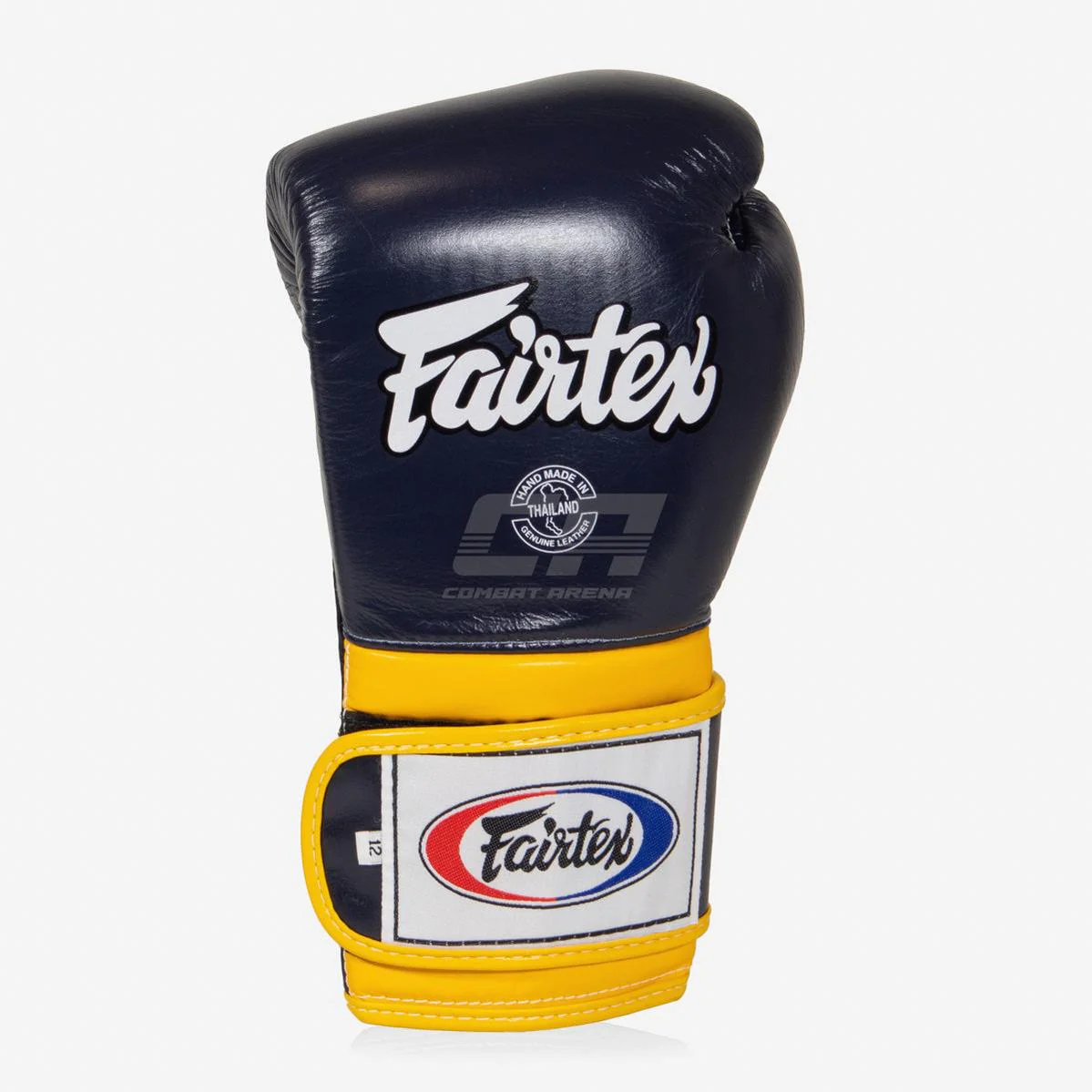 Guantes de boxeo Fairtex Mexican Estilo BGV9 Azul-azul-amarillo  - Image 4