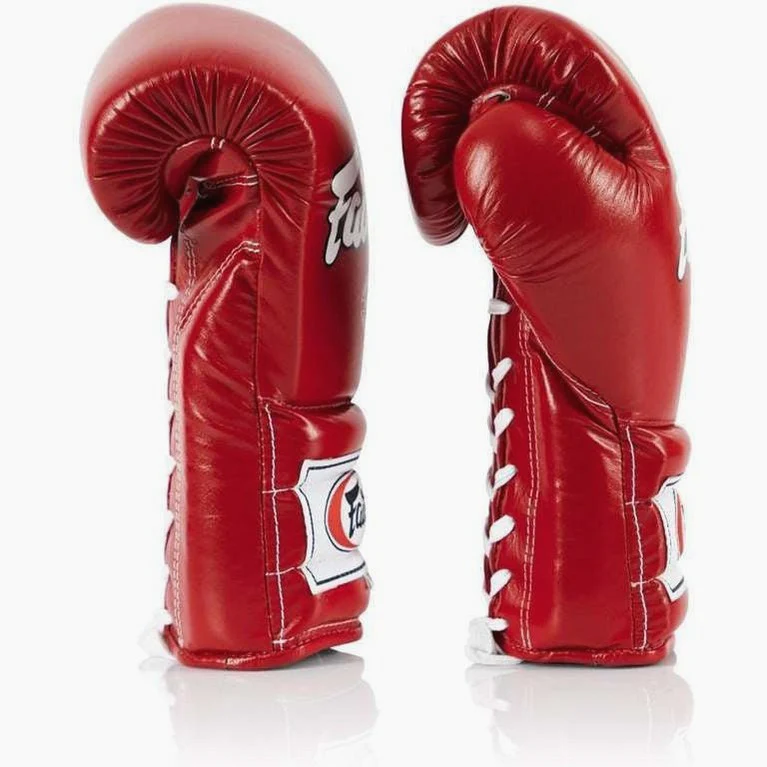 Guantes de boxeo Fairtex Entrenamiento PRO Mexican Estilo BGL7 Rojo  - Image 3