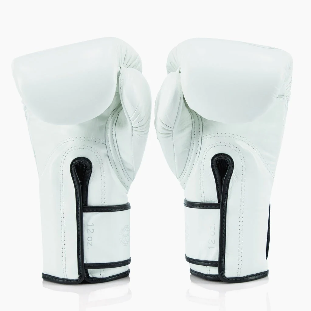 Guantes de boxeo Fairtex x Glory BGVG3 Blanco-oro - Image 4