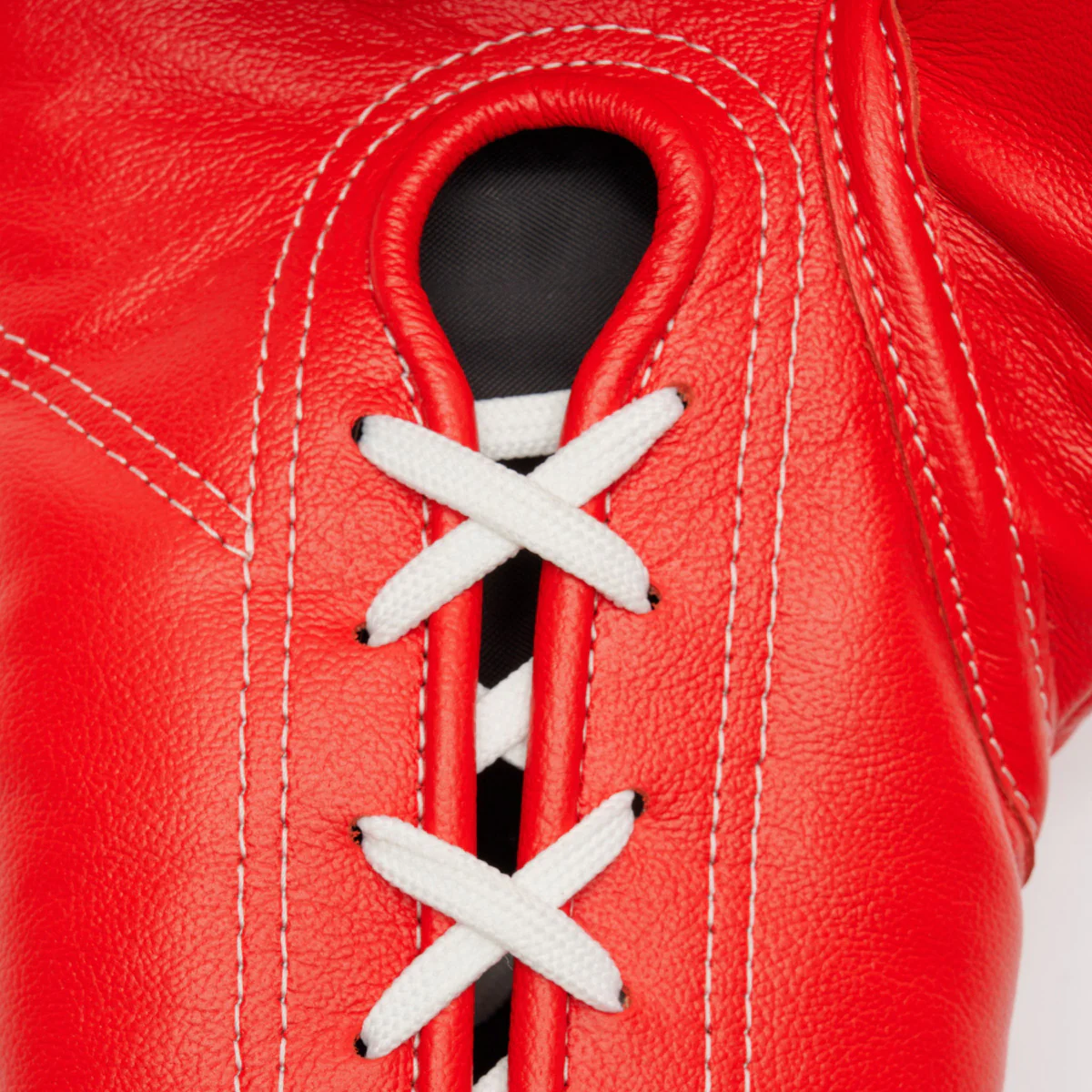 Guantes de boxeo Leone Deporte Orlando Classico con cordones Rojo  - Image 3
