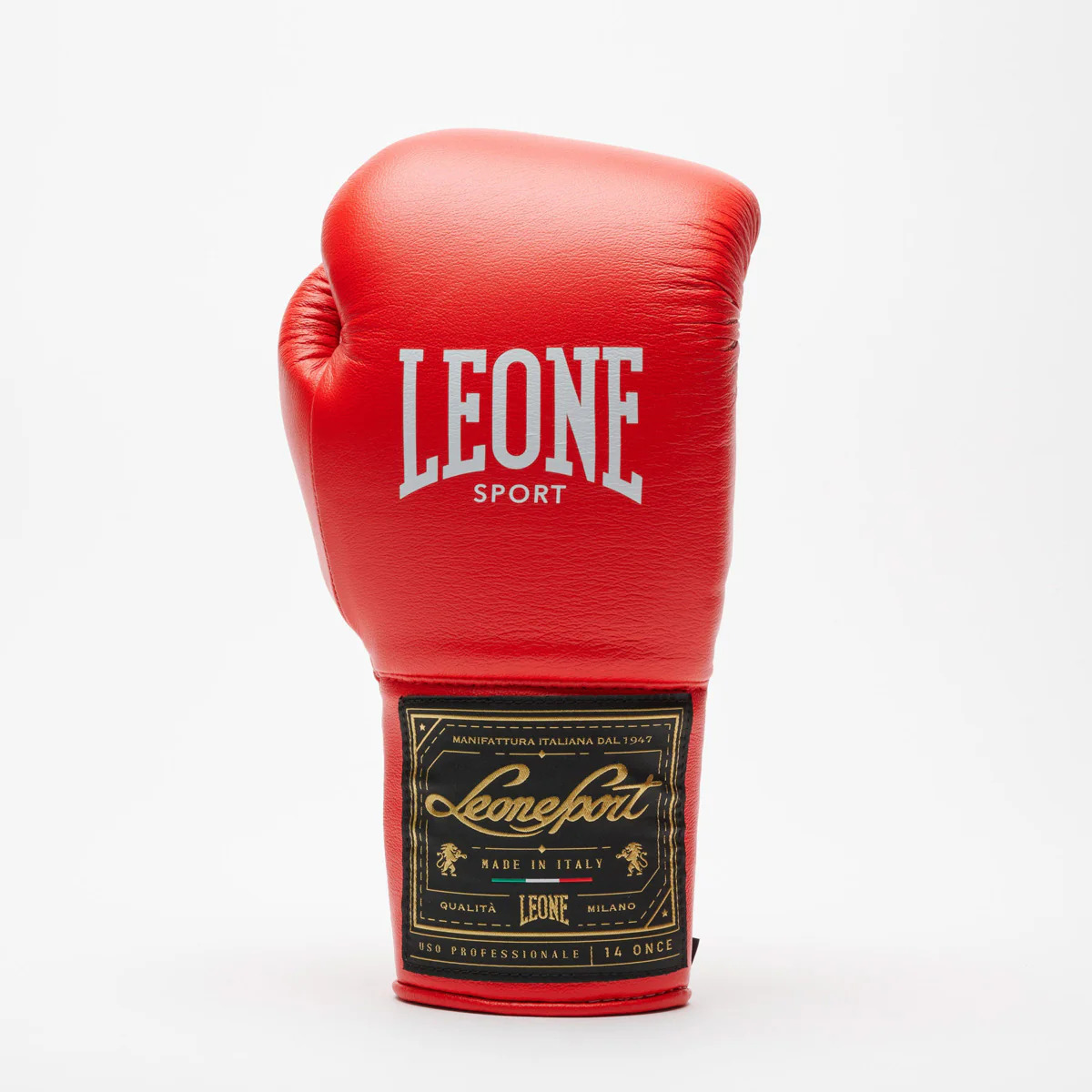 Guantes de boxeo Leone Deporte Orlando Classico con cordones Rojo  - Image 4