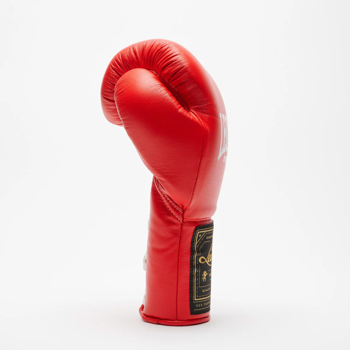 Guantes de boxeo Leone Deporte Orlando Classico con cordones Rojo  - Image 5