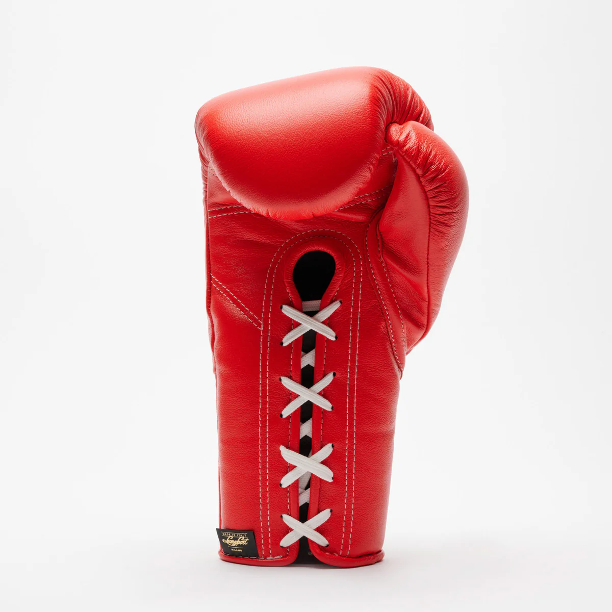 Guantes de boxeo Leone Deporte Orlando Classico con cordones Rojo  - Image 6