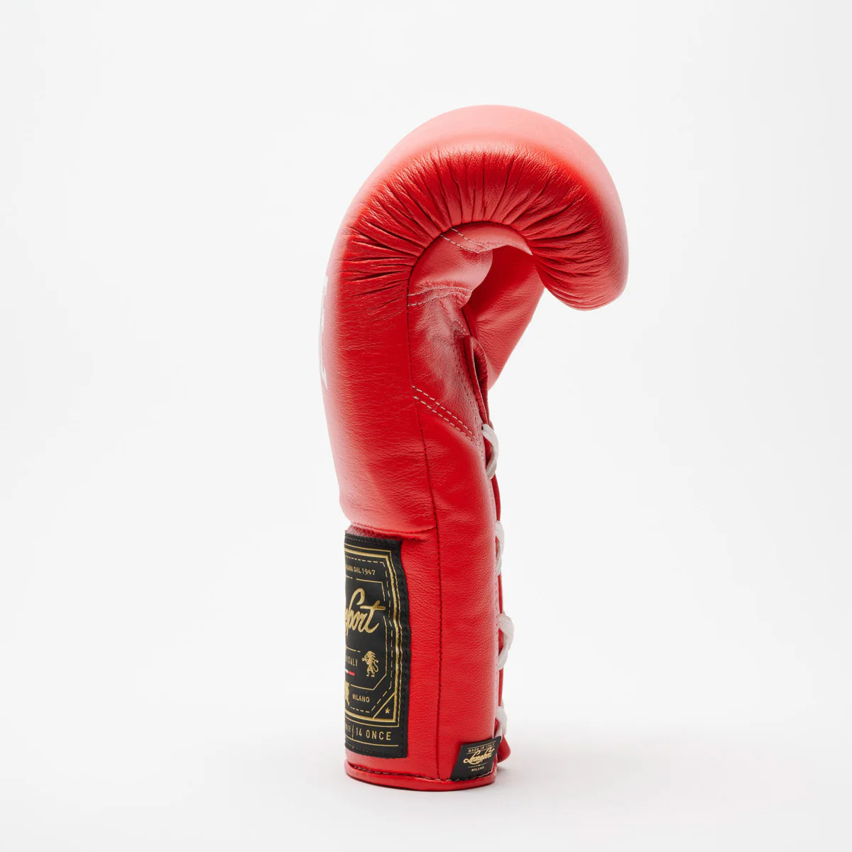 Guantes de boxeo Leone Deporte Orlando Classico con cordones Rojo  - Image 7
