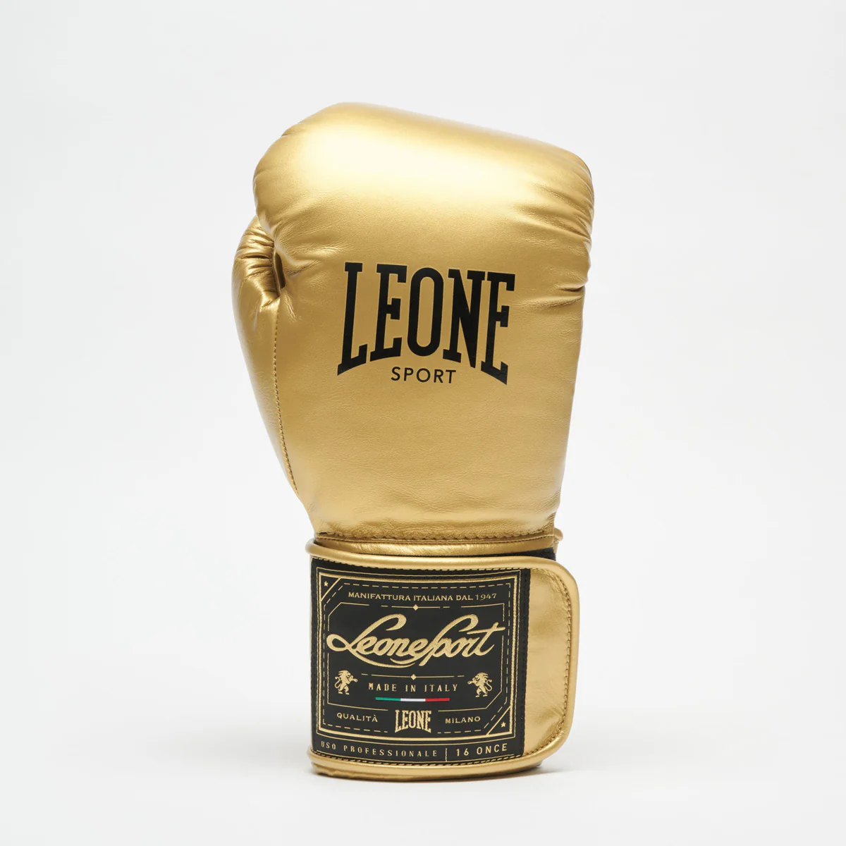 Guantes de boxeo Leone Deporte Orlando Classico con velcro Oro  - Image 3
