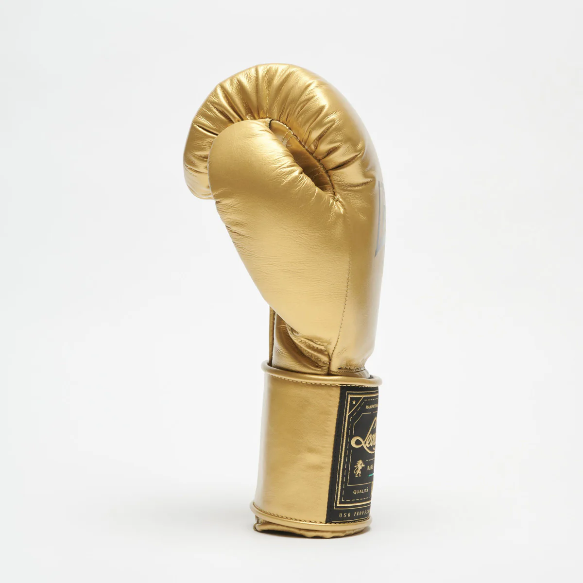 Guantes de boxeo Leone Deporte Orlando Classico con velcro Oro  - Image 4