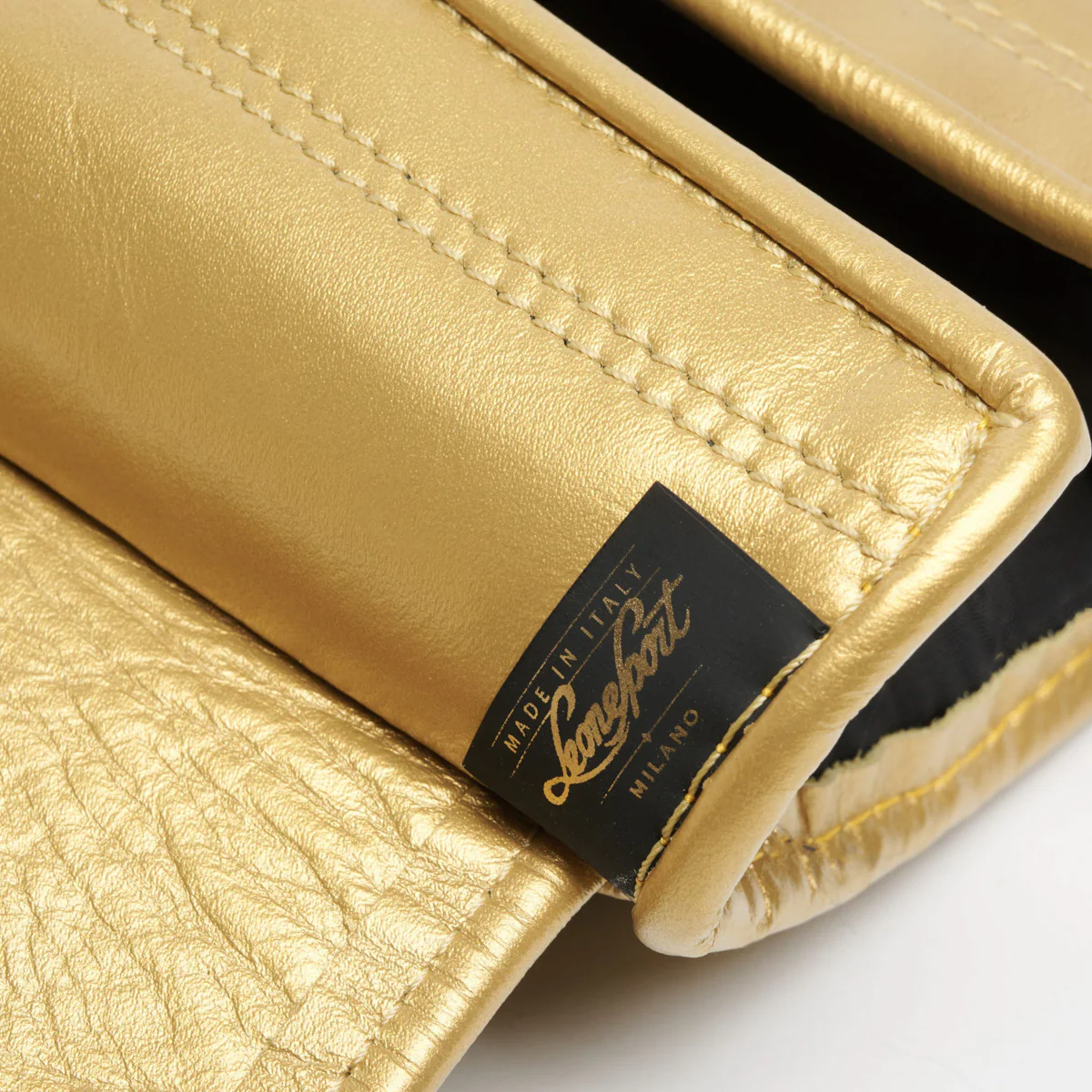 Guantes de boxeo Leone Deporte Orlando Classico con velcro Oro  - Image 8