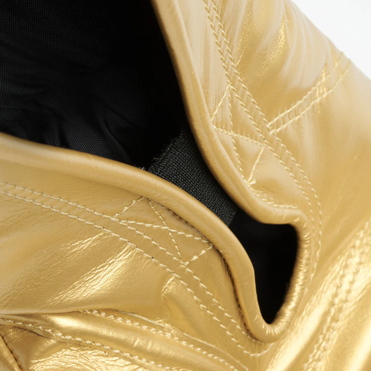 Guantes de boxeo Leone Deporte Orlando Classico con velcro Oro  - Image 9