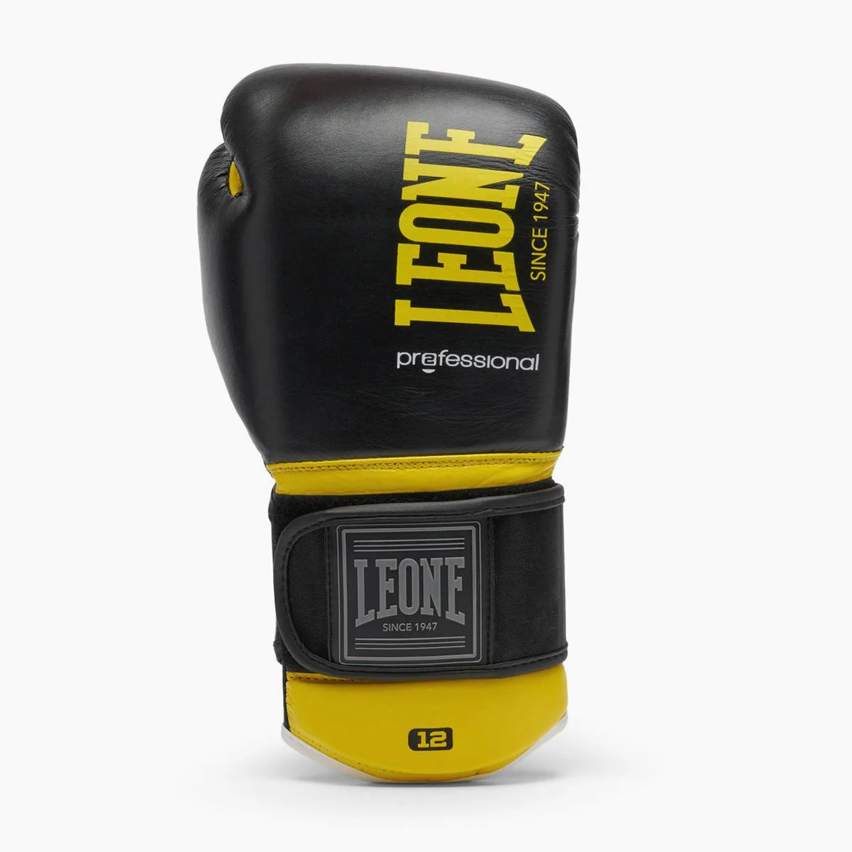 Guantes de boxeo Leone Professional 2 GN115C Amarillo 12 Oz - Image 2