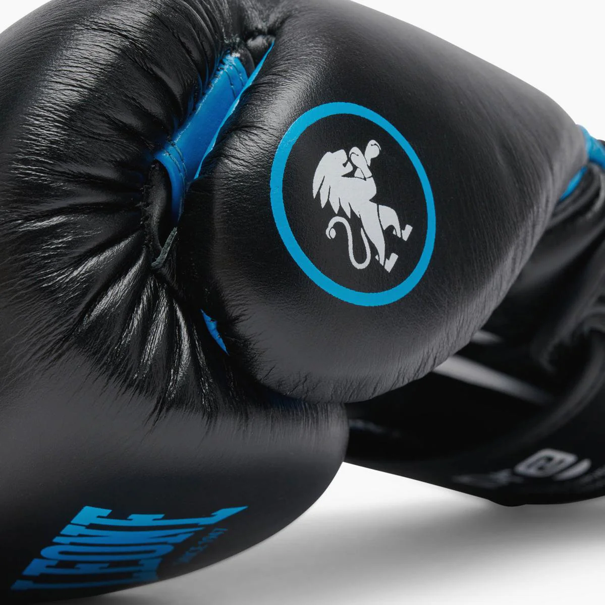 Guantes de boxeo Leone Professional 2 GN115C Azul 14 Oz  - Image 7