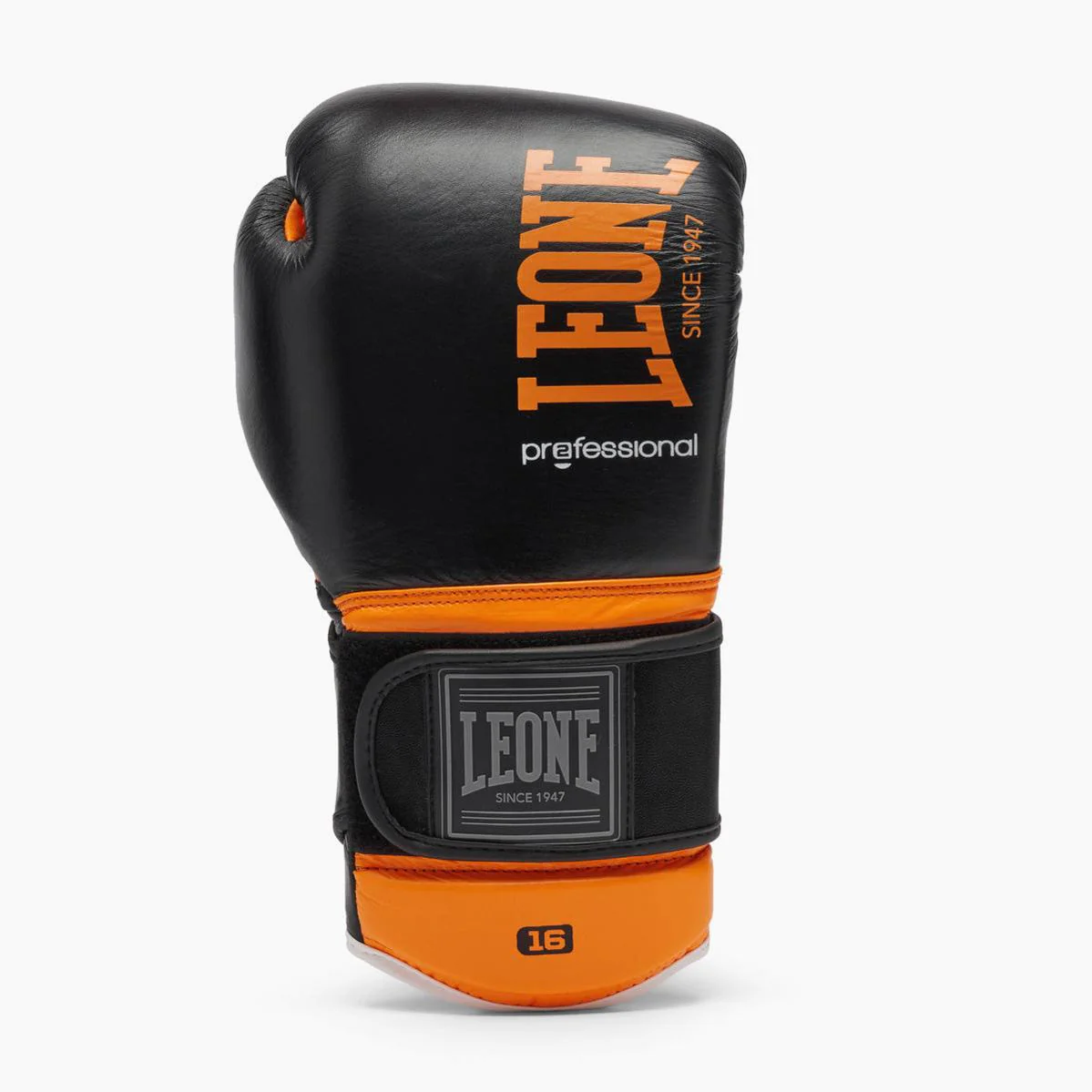 Guantes de boxeo Leone Professional 2 GN115C Naranja 16 Oz  - Image 2