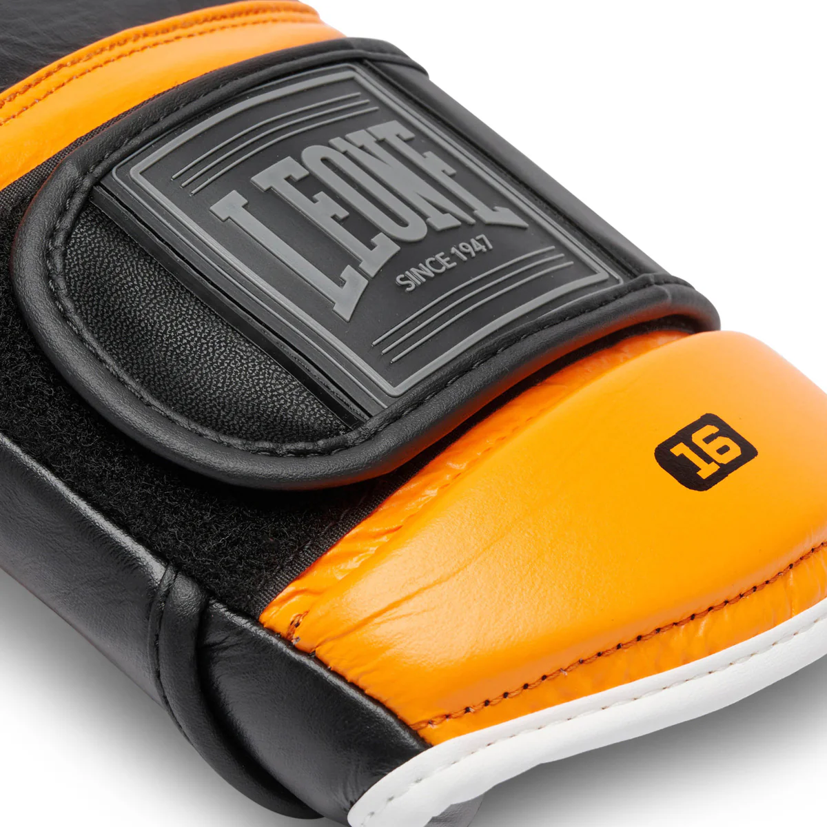 Guantes de boxeo Leone Professional 2 GN115C Naranja 16 Oz  - Image 5