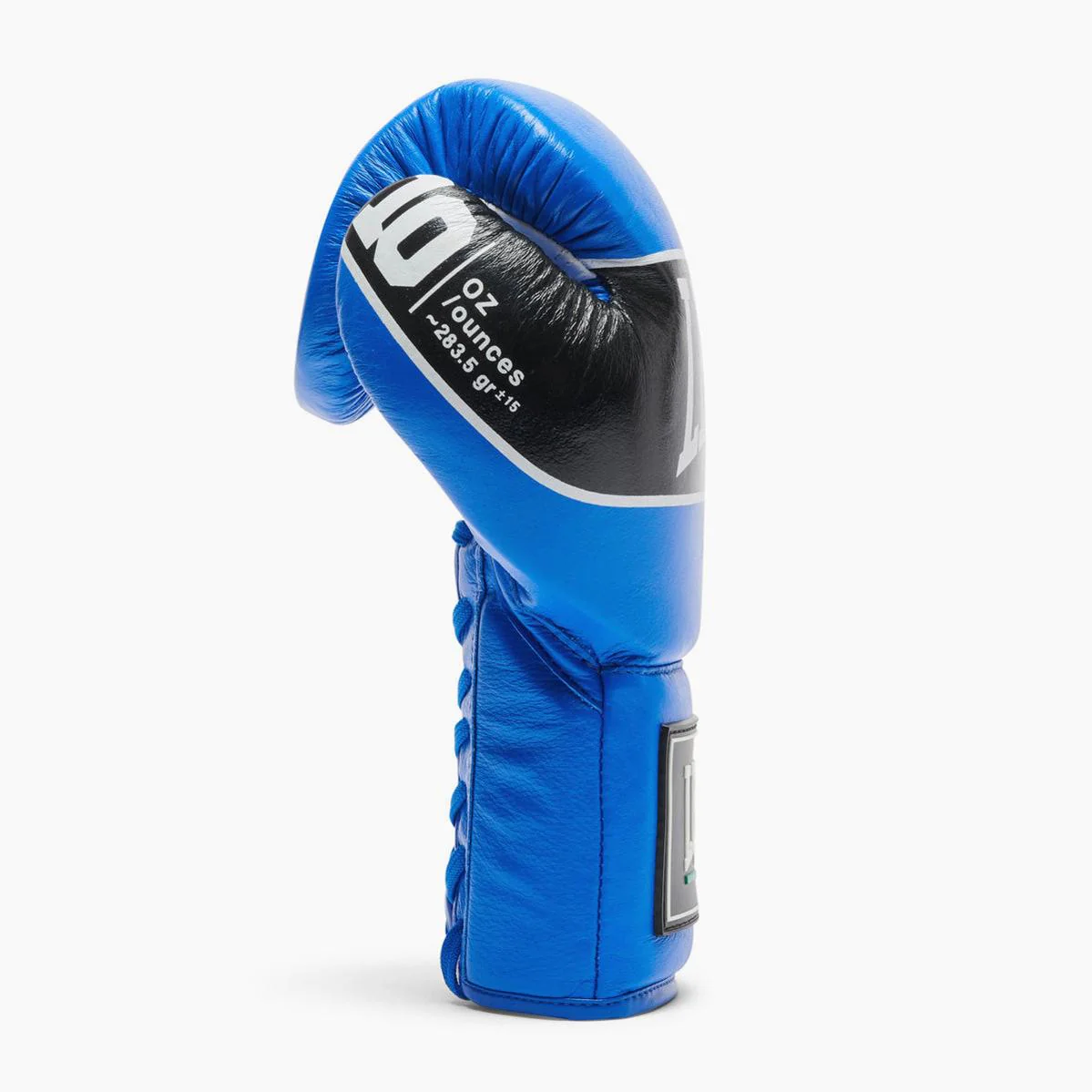 Guantes de boxeo Leone Shock Pro con cordones GN057L Azul  - Image 3