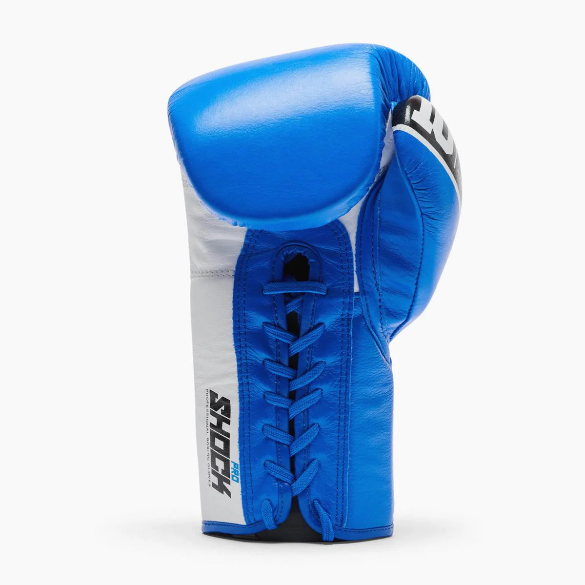Guantes de boxeo Leone Shock Pro con cordones GN057L Azul  - Image 4
