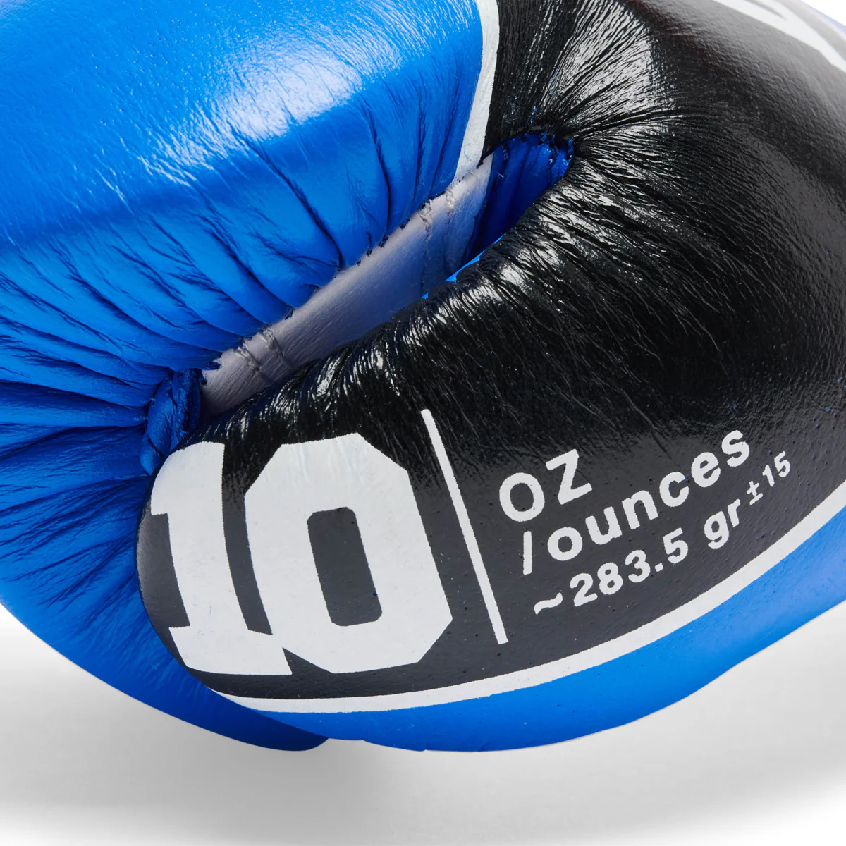 Guantes de boxeo Leone Shock Pro con cordones GN057L Azul  - Image 5