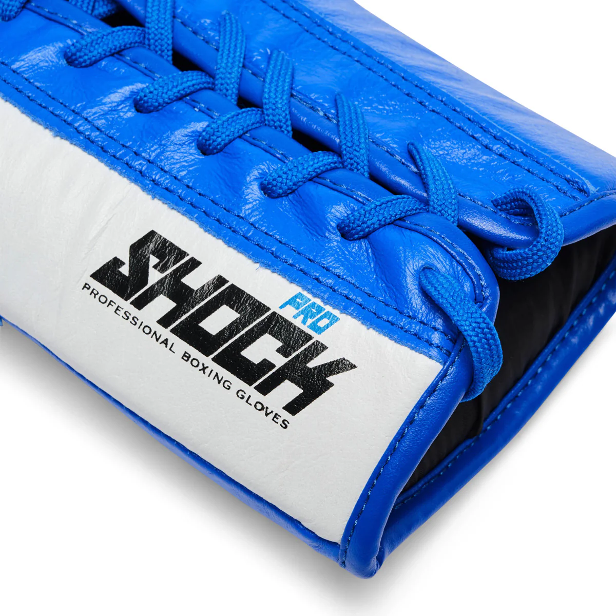 Guantes de boxeo Leone Shock Pro con cordones GN057L Azul  - Image 6